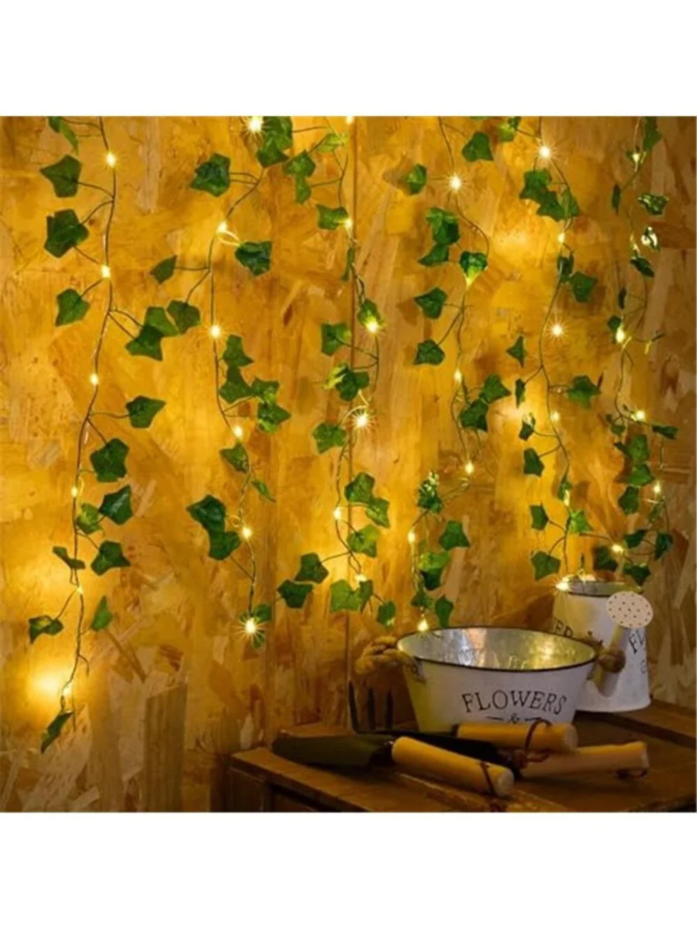 Ivy Vine String Lights LED Fairy Lights Room Decor Bedroom Wall Hanging Decor